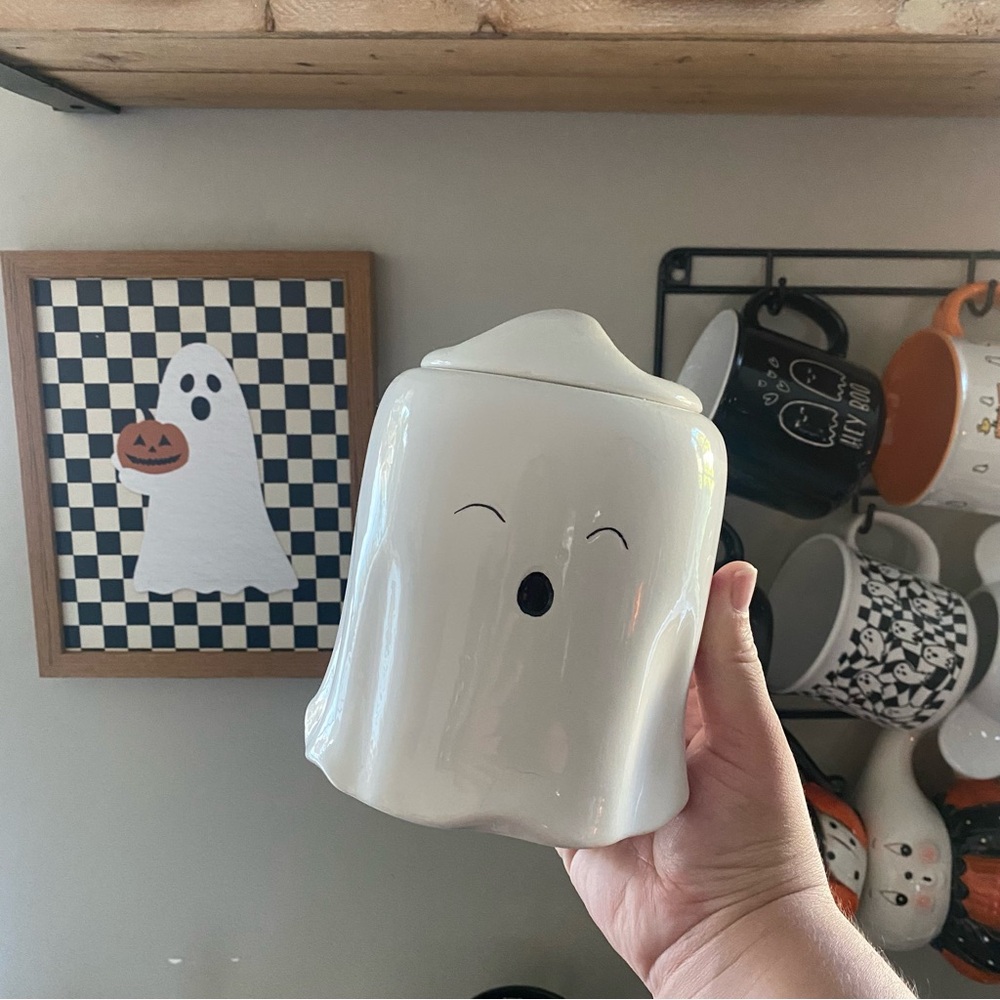 Halloween Ghost Jar Cute White Ghost Jar